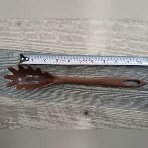 Ensar Corp Spaghetti Pasta Serving Spoon Brown Vintage Retro 80’s